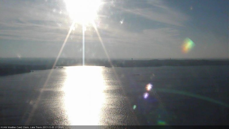 Lake Travis webcam, November 1, 2017 4:35 PM CT