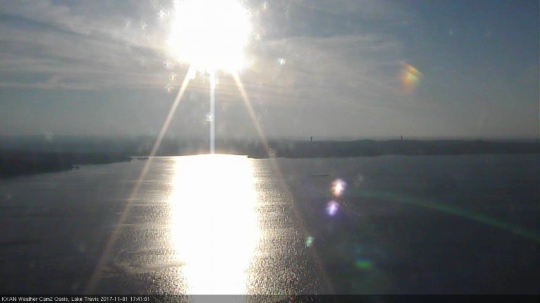 Lake Travis webcam, November 1, 2017 5:00 PM CT