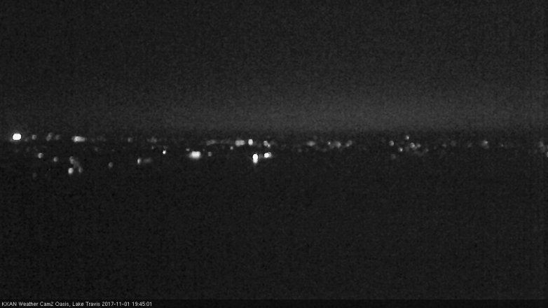 Lake Travis webcam, November 1, 2017 6:55 PM CT