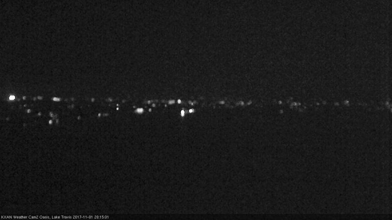 Lake Travis webcam, November 1, 2017 7:20 PM CT