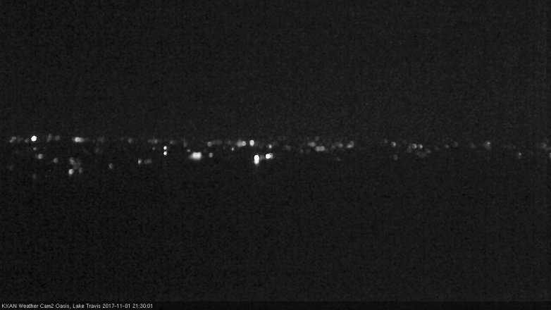 Lake Travis webcam, November 1, 2017 8:40 PM CT