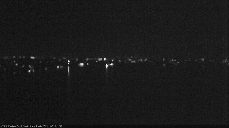 Lake Travis webcam, November 1, 2017 9:20 PM CT