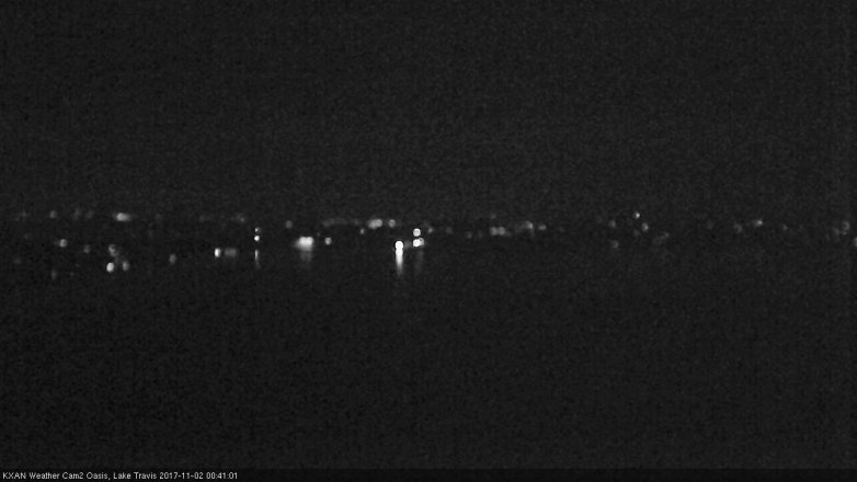 Lake Travis webcam, November 1, 2017 11:50 PM CT