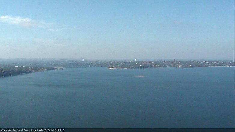 Lake Travis webcam, November 2, 2017 11:00 AM CT