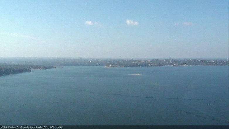 Lake Travis webcam, November 2, 2017 11:50 AM CT