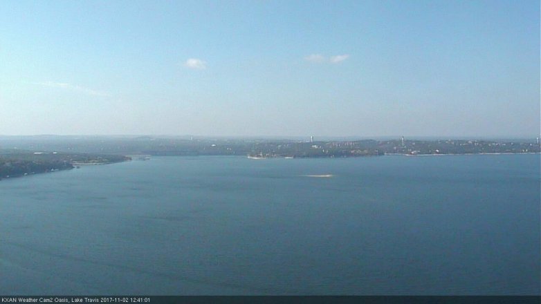 Lake Travis webcam, November 2, 2017 12:05 PM CT