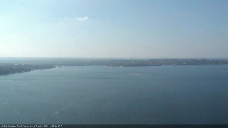 Lake Travis webcam, November 2, 2017 1:25 PM CT