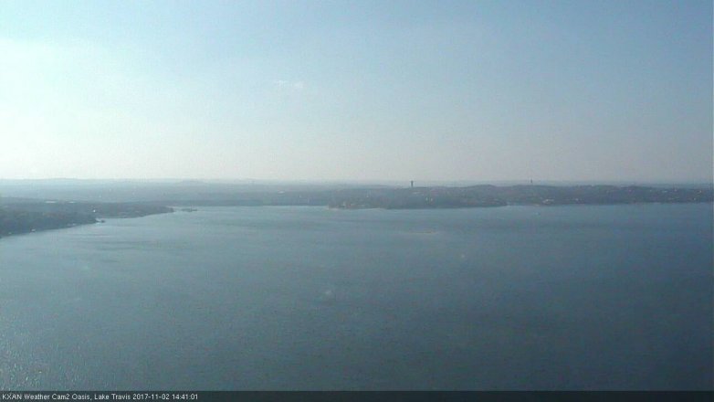 Lake Travis webcam, November 2, 2017 1:45 PM CT