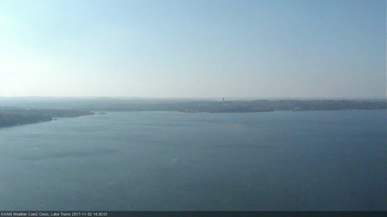 Lake Travis webcam, November 2, 2017 1:50 PM CT