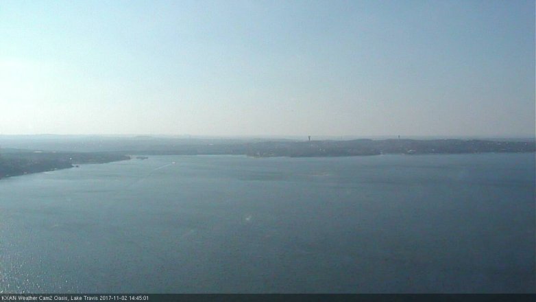 Lake Travis webcam, November 2, 2017 1:55 PM CT