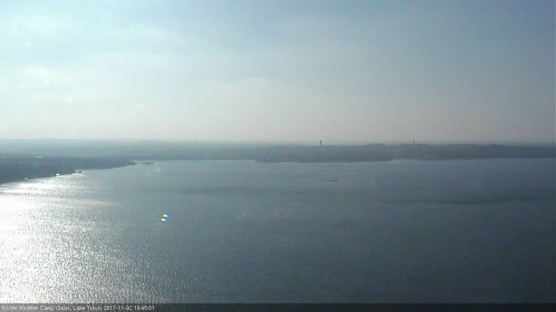 Lake Travis webcam, November 2, 2017 2:50 PM CT