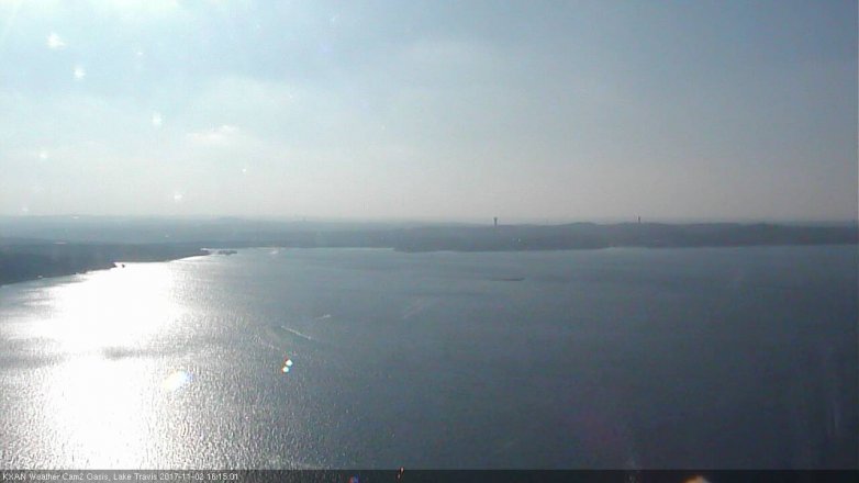 Lake Travis webcam, November 2, 2017 3:30 PM CT