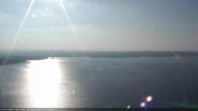 Lake Travis webcam, November 2, 2017 3:50 PM CT
