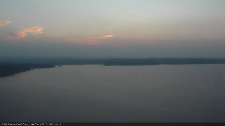 Lake Travis webcam, November 2, 2017 5:45 PM CT