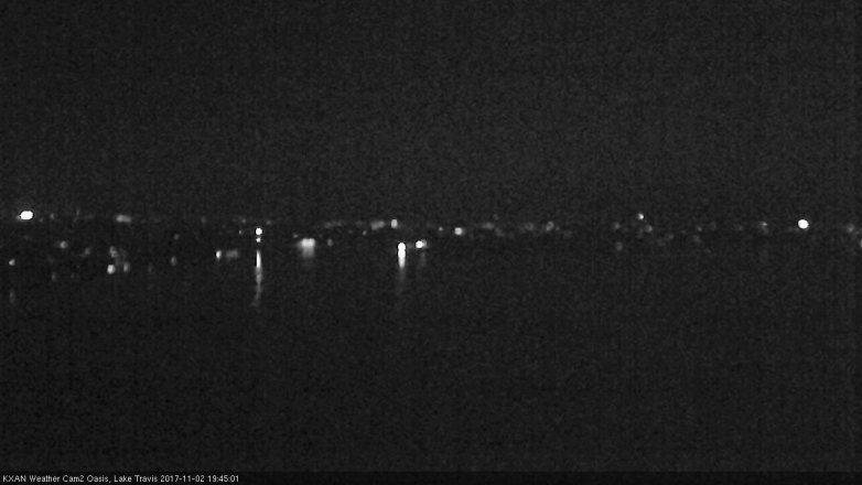 Lake Travis webcam, November 2, 2017 6:50 PM CT
