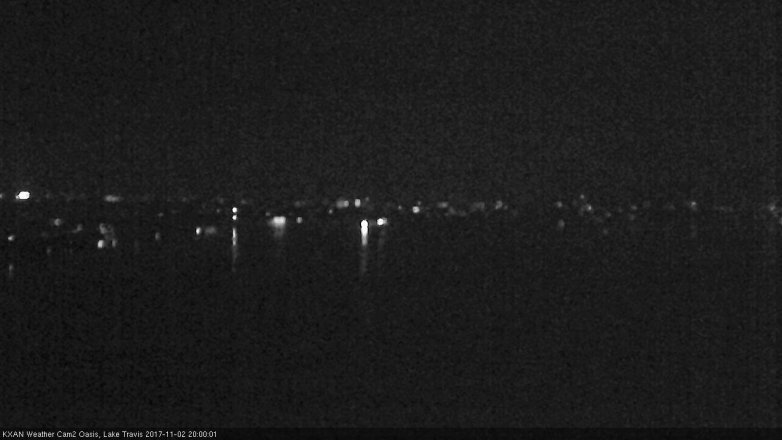 Lake Travis webcam, November 2, 2017 7:15 PM CT