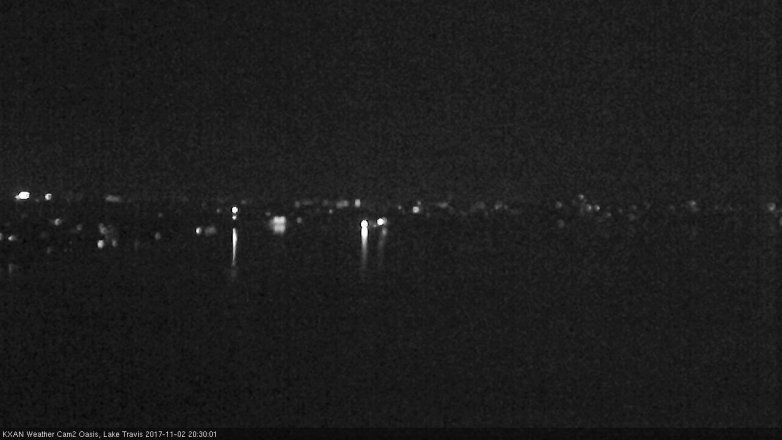 Lake Travis webcam, November 2, 2017 7:35 PM CT