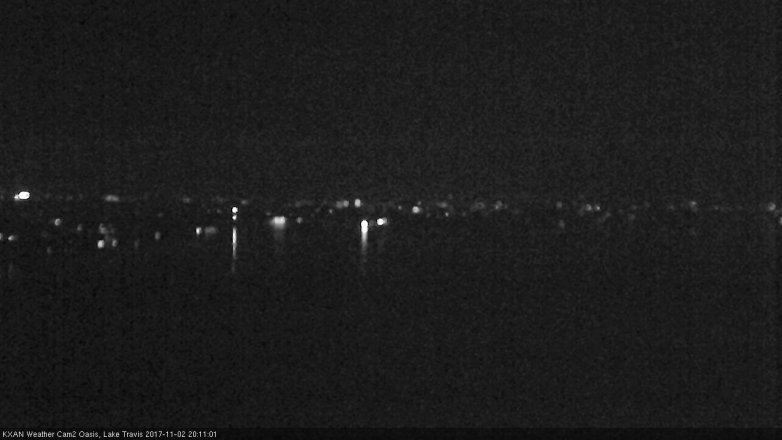 Lake Travis webcam, November 2, 2017 7:40 PM CT