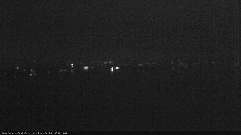Lake Travis webcam, November 2, 2017 10:35 PM CT