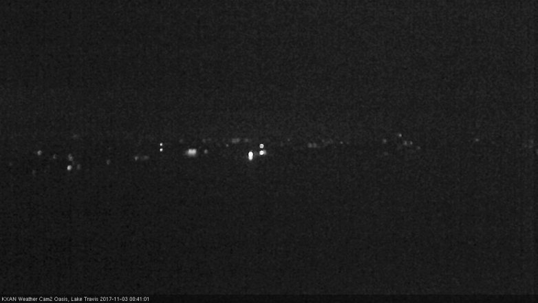 Lake Travis webcam, November 2, 2017 11:50 PM CT
