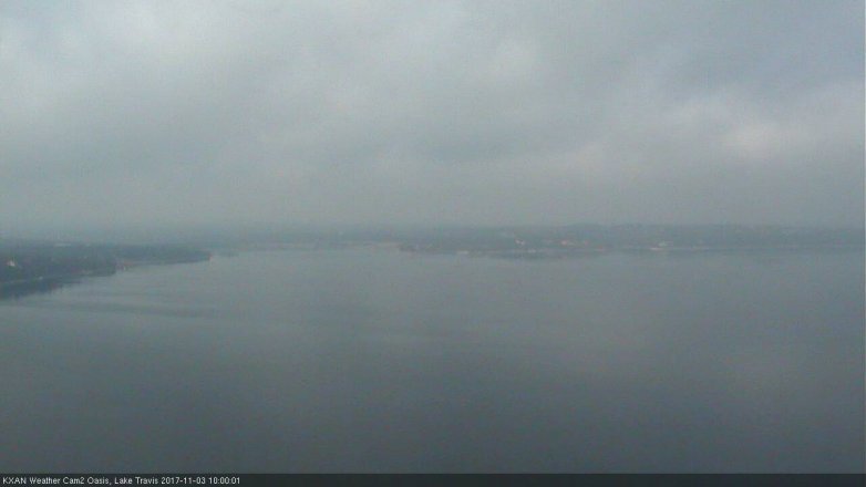 Lake Travis webcam, November 3, 2017 9:05 AM CT