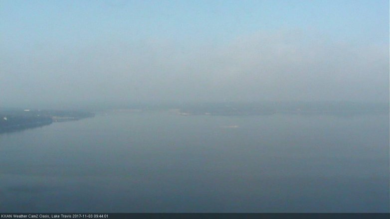 Lake Travis webcam, November 3, 2017 9:15 AM CT