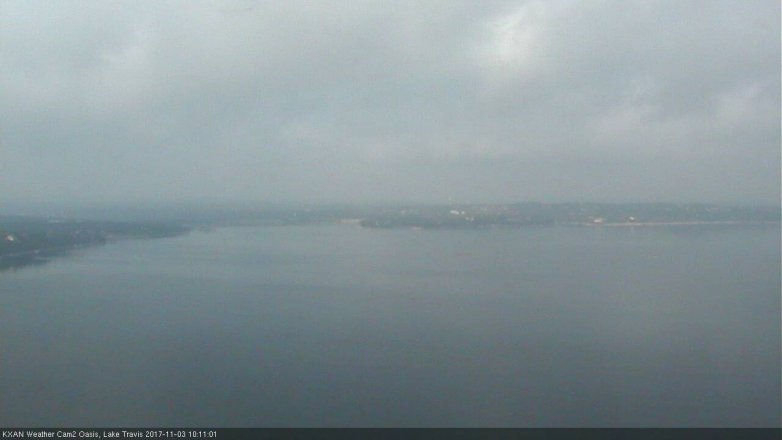 Lake Travis webcam, November 3, 2017 9:35 AM CT