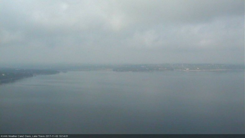 Lake Travis webcam, November 3, 2017 9:40 AM CT
