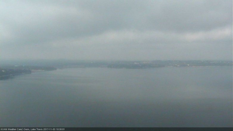 Lake Travis webcam, November 3, 2017 9:50 AM CT