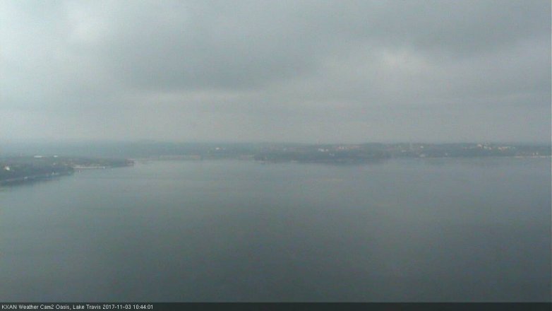 Lake Travis webcam, November 3, 2017 9:55 AM CT