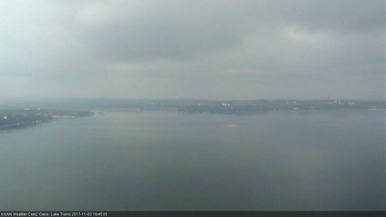 Lake Travis webcam, November 3, 2017 10:05 AM CT
