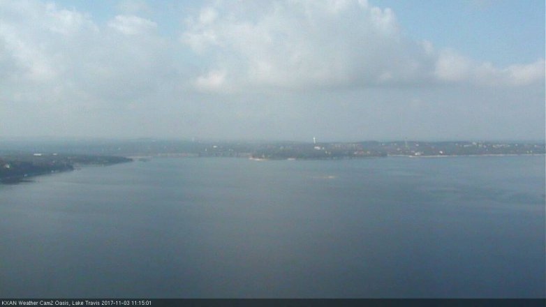 Lake Travis webcam, November 3, 2017 10:30 AM CT