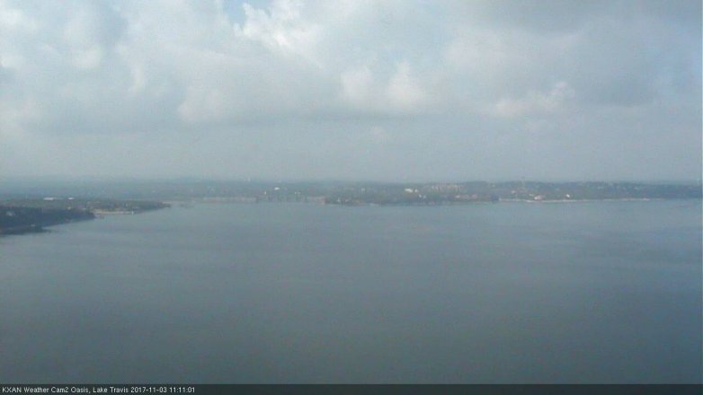 Lake Travis webcam, November 3, 2017 10:35 AM CT