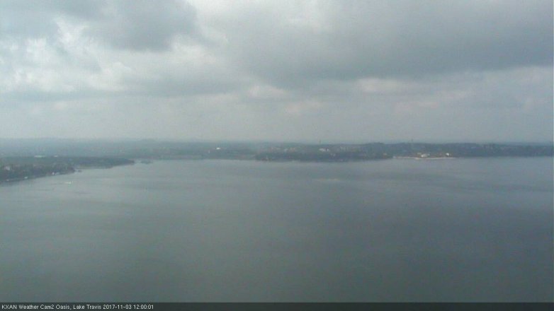 Lake Travis webcam, November 3, 2017 11:05 AM CT