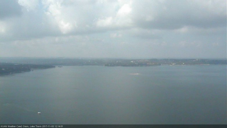 Lake Travis webcam, November 3, 2017 11:20 AM CT
