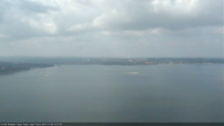 Lake Travis webcam, November 3, 2017 11:25 AM CT