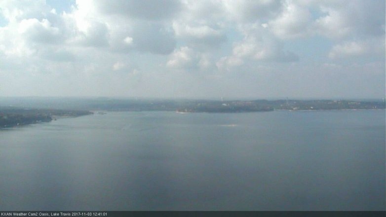 Lake Travis webcam, November 3, 2017 11:55 AM CT