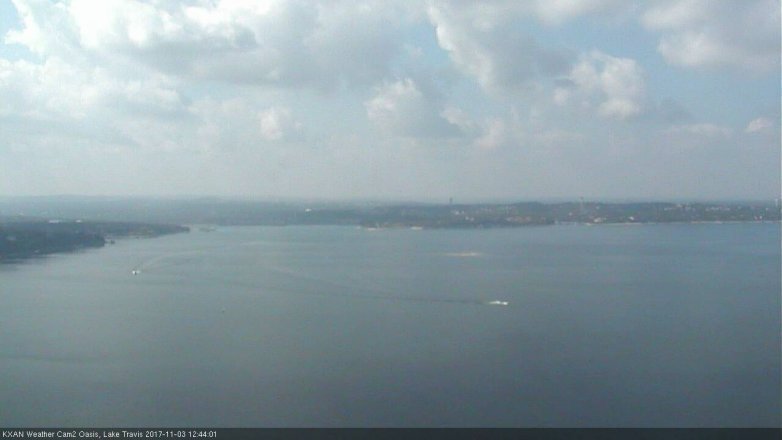 Lake Travis webcam, November 3, 2017 12:10 PM CT