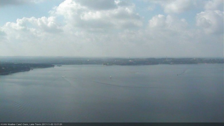 Lake Travis webcam, November 3, 2017 12:15 PM CT