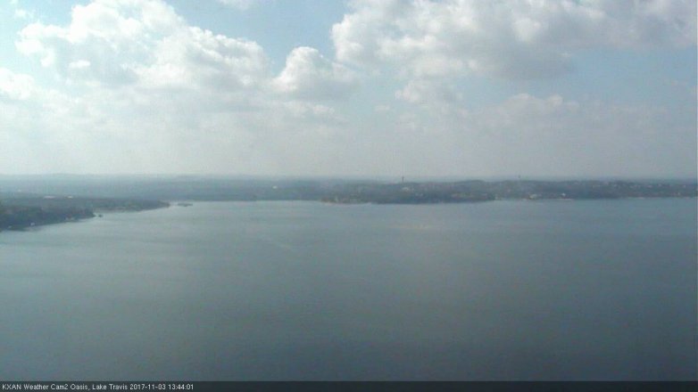 Lake Travis webcam, November 3, 2017 1:05 PM CT