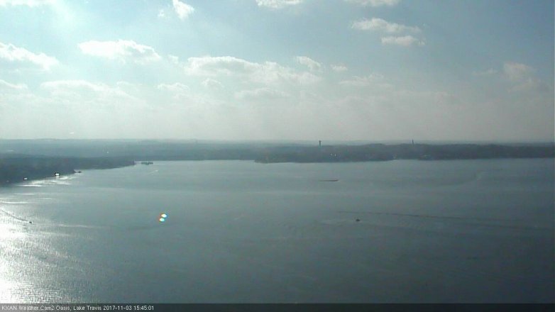Lake Travis webcam, November 3, 2017 3:00 PM CT