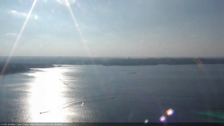 Lake Travis webcam, November 3, 2017 4:10 PM CT