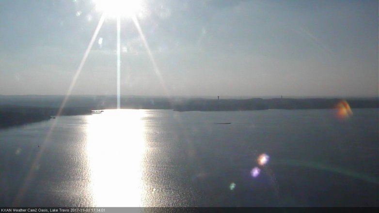 Lake Travis webcam, November 3, 2017 4:25 PM CT