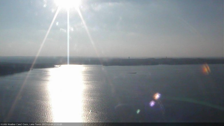 Lake Travis webcam, November 3, 2017 4:30 PM CT