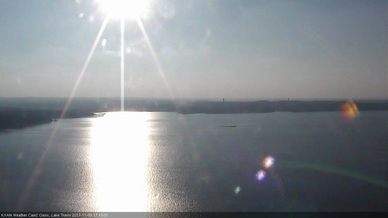 Lake Travis webcam, November 3, 2017 4:45 PM CT