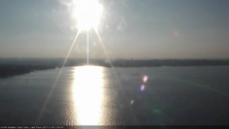 Lake Travis webcam, November 3, 2017 5:05 PM CT