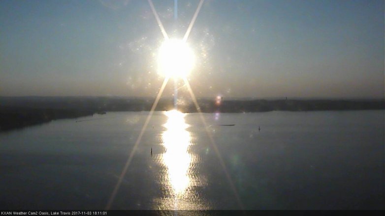 Lake Travis webcam, November 3, 2017 5:15 PM CT