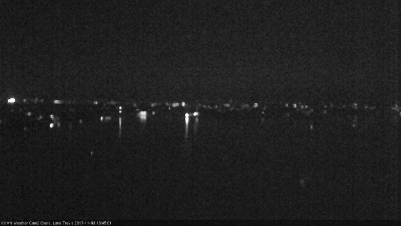 Lake Travis webcam, November 3, 2017 7:15 PM CT