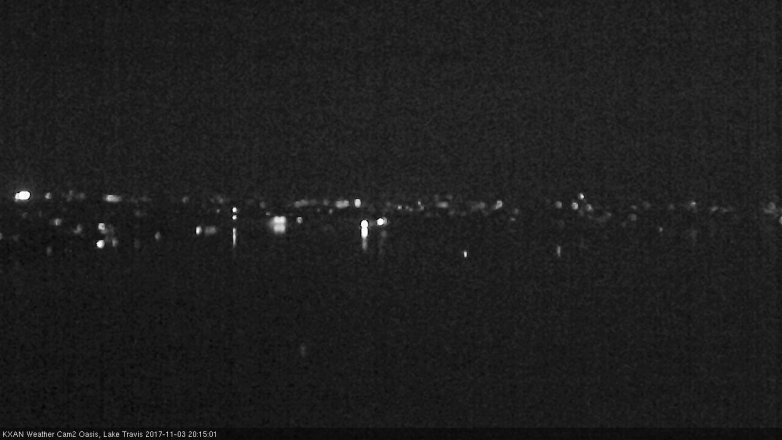 Lake Travis webcam, November 3, 2017 7:30 PM CT