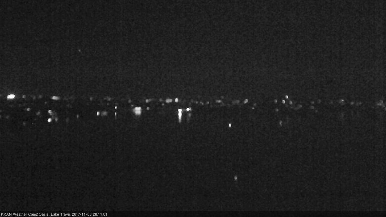 Lake Travis webcam, November 3, 2017 7:40 PM CT